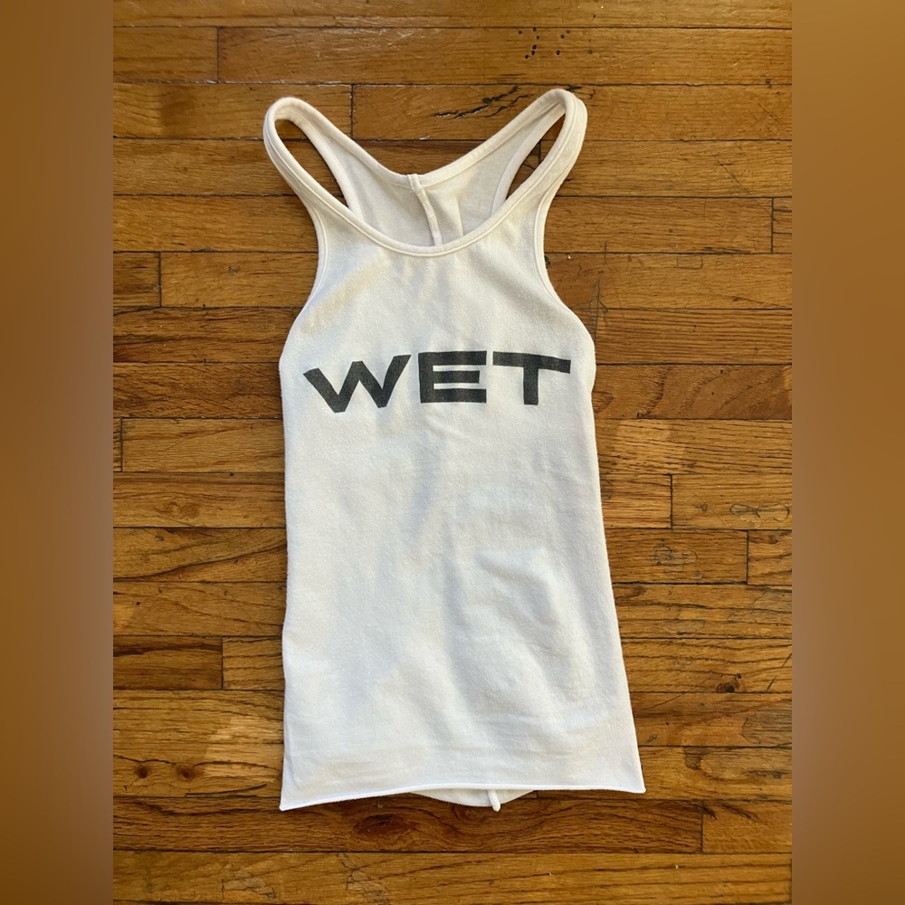 Yeezy x Mowalola WET White Tank Top
